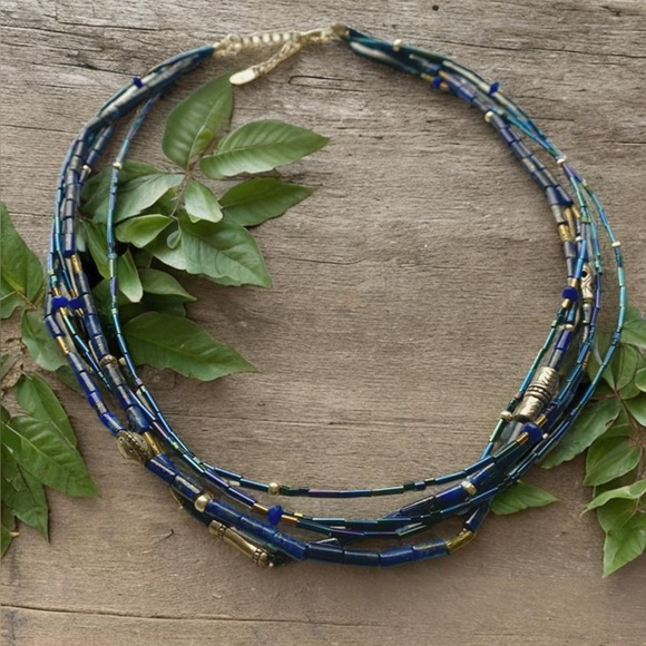 Silpada Jewelry - Silpada “ Into the Blue”  Multi-Strand Necklace
18-20 inch adjustable N3252